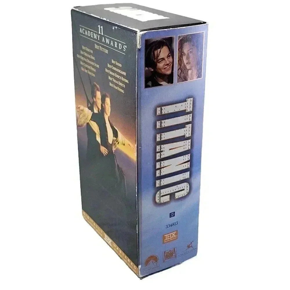 Titanic (VHS, 1998, 2-Tape Set) Leonardo DiCaprio, Kate Winslet - Picture 3 of 8